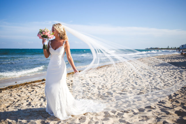 makeup for beach wedding