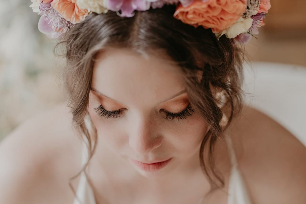 boho wedding makeup