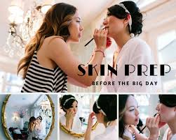 wedding skin preparation